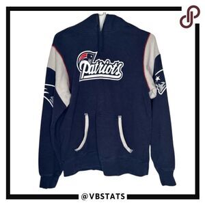 NFL Patriots‎ Logo Hoodie with Kangaroo Pocket Size Small